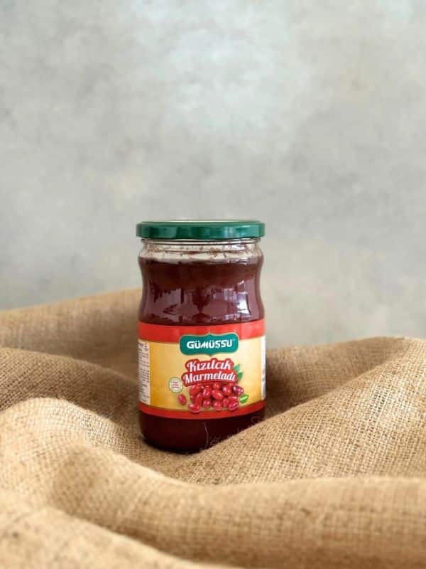 Gümüşhane’den doğal kızılcık marmelatı 800 gr cam kavanoz