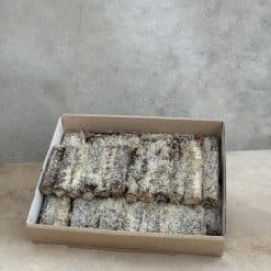 Glutensiz şekersiz Hindistan cevizli kalem sarma, doğal ve katkısız sağlıklı atıştırmalık