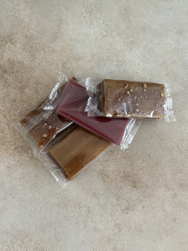 Çeşitli sporcu pestili – katkısız meyve bazlı atıştırmalık